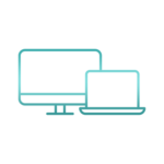 Concierge Icon - Teal gradient Outline